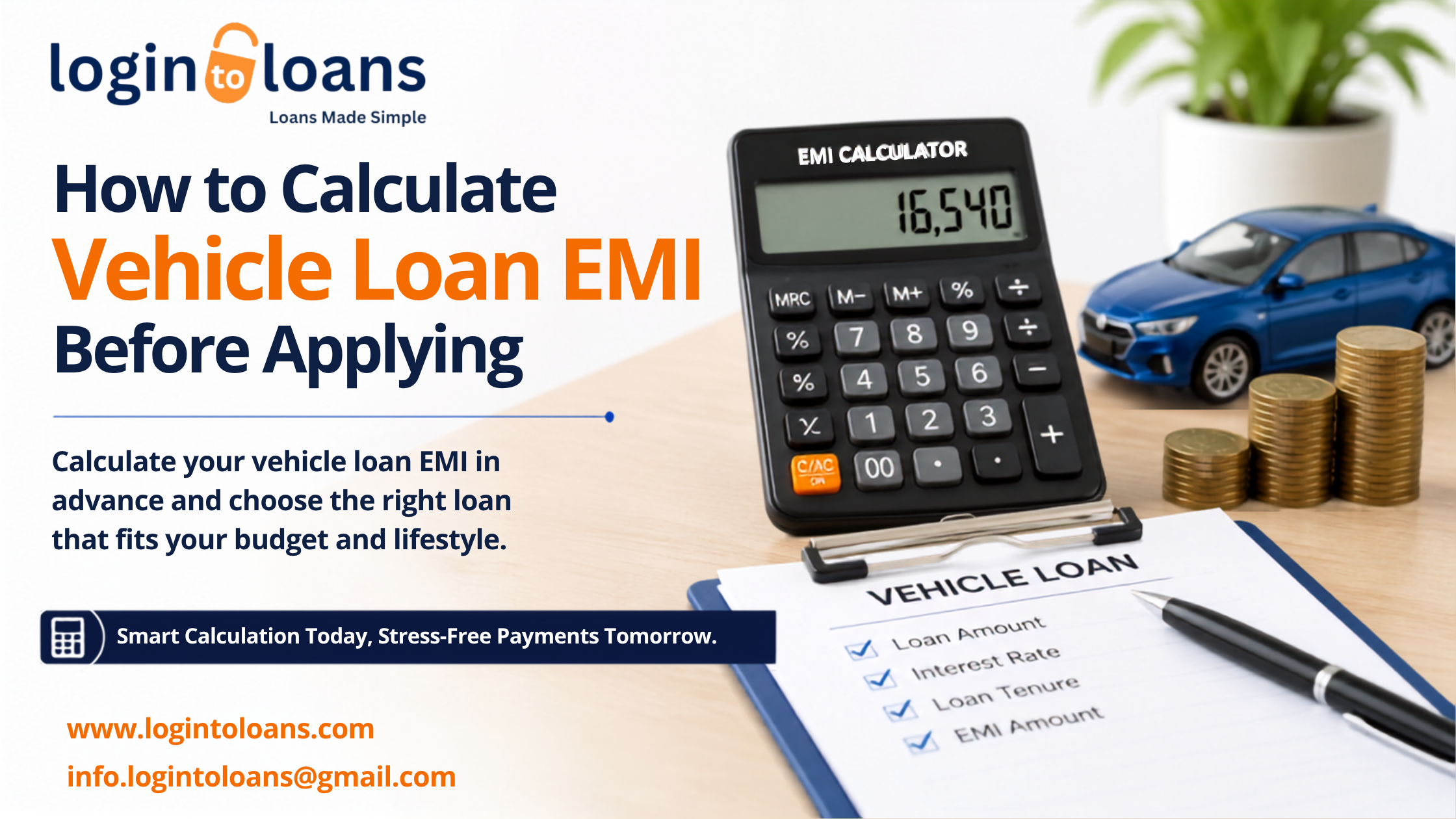 How to Calculate Vehicle Loan EMI Before Applying