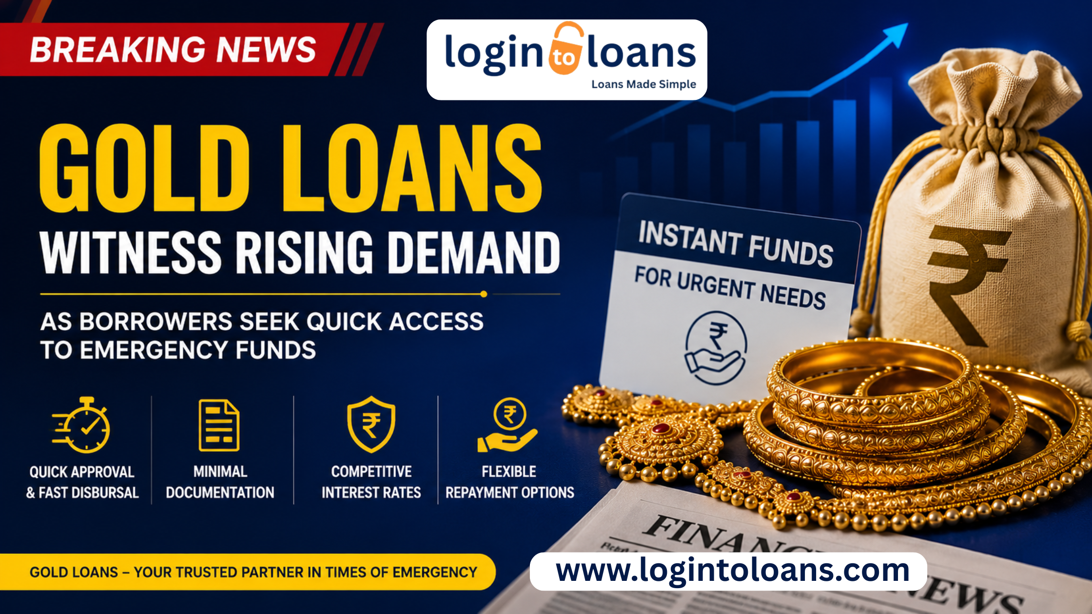 Gold Loans Gain Popularity as Fast Emergency Funding Solution