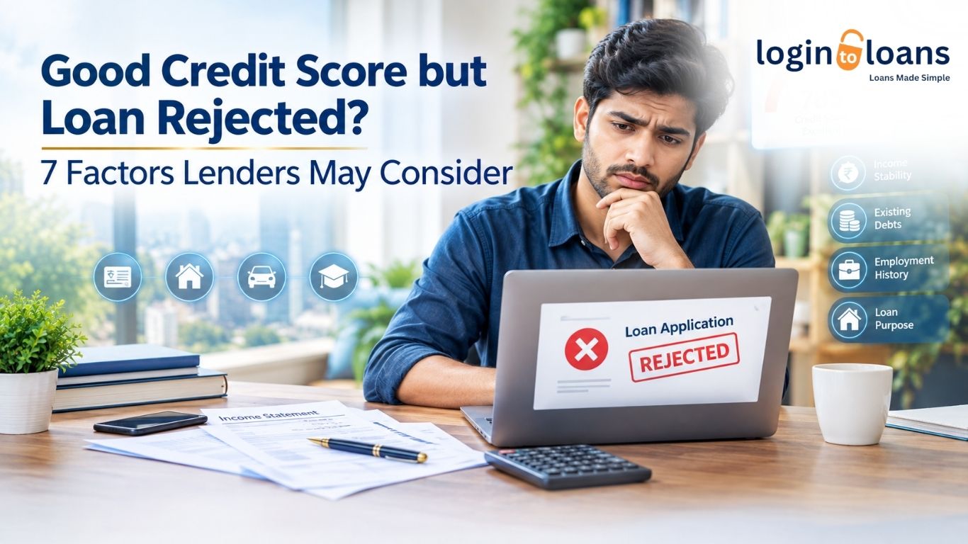 Good Credit Score but Loan Rejected? 7 Factors Lenders May Consider